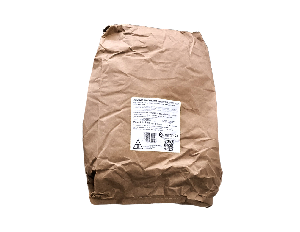 ACHOCOLATADO EM PÓ Q-ALIMENTARE 5 KG (FDO 4 PCT)